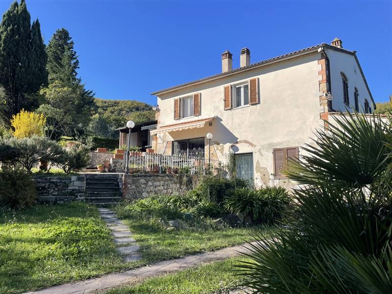 Casolare circondato da oliveta sulle colline livornesi