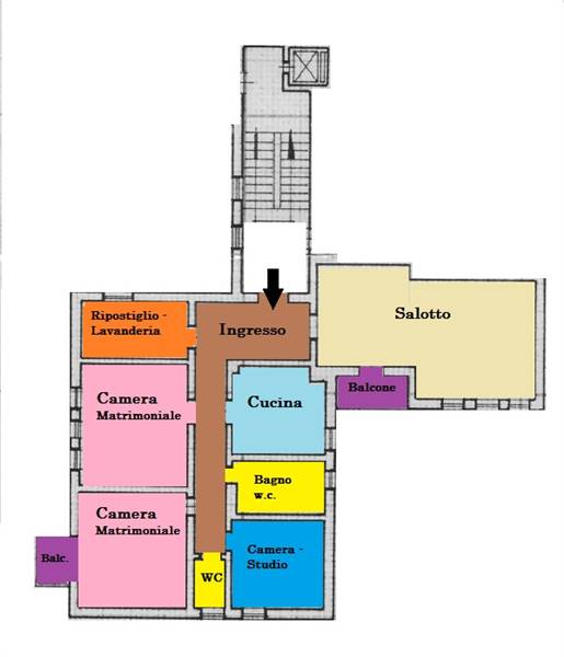 Appartamento in zona Accademia navale